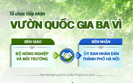 Tổ chức tiếp nhận Vườn Quốc gia Ba Vì