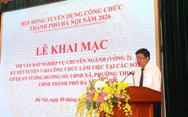 Khai mạc thi vấn đáp nghiệp vụ chuyên ngành xét tuyển vào công chức