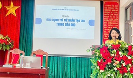 XÃ KIM ANH TỔ CHỨC TẬP HUẤN ỨNG DỤNG TRÍ TUỆ NHÂN TẠO (AI) TRONG GIÁO DỤC NĂM HỌC 2025 – 2026.
