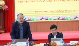 UBND xã Phượng Dực tiếp Đoàn kiểm tra công tác Cải cách hành chính, Chuyển đổi số của thành phố Hà Nội