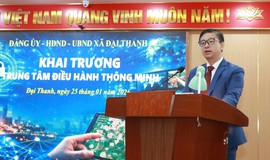 Xã Đại Thanh khai trương Trung tâm điều hành thông minh IOC: Đòn bẩy công nghệ tháo gỡ 5 điểm nghẽn, nâng tầm quản trị cơ sở trong kỷ nguyên số