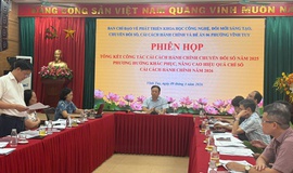 Phường Vĩnh Tuy: Tổng kết công tác cải cách hành chính, chuyển đổi số năm 2025 và triển khai nhiệm vụ năm 2026
