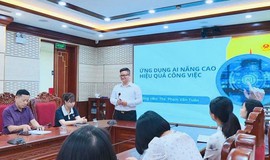 Phúc Thọ tập huấn sử dụng nền tảng số và ứng dụng trí tuệ nhân tạo trong thực thi công vụ