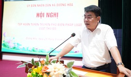Xã Dương Hòa: Tập huấn tuyên truyền, phổ biến Luật Thủ đô năm 2026
