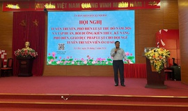 Xã Nội Bài: Tổ chức Hội nghị tuyên truyền, phổ biến Luật Thủ đô năm 2026