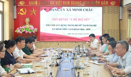 Xã Minh Châu triển khai đánh giá cán bộ theo OKR/KPI