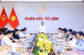 Giám sát việc thực hiện kế hoạch phát triển kinh tế - xã hội 5 năm 2021-2025 tại quận Bắc Từ Liêm