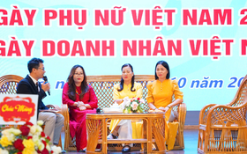 Tọa đàm Doanh nhân nữ Ứng Hòa Tâm - Tài - Thanh lịch