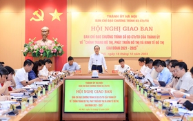 Ban Chỉ đạo Chương trình 03-CTr/TU giao ban công tác 9 tháng đầu năm 2024