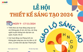 Sắp diễn ra Lễ hội Thiết kế Sáng tạo Hà Nội 2024: Thúc đẩy dòng chảy văn hoá sáng tạo Thủ đô