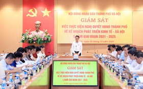 HĐND Thành phố giám sát việc thực hiện các chỉ tiêu phát triển kinh tế - xã hội trong lĩnh vực đầu tư công giai đoạn 2021 - 2025