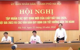 Hà Nội tập huấn triển khai thi hành Luật Đất đai 2024