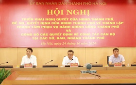 Triển khai quyết định thành lập Trung tâm Phục vụ Hành chính công Thành phố