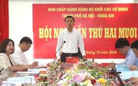 Hội nghị lần thứ 20, Ban Chấp hành Đảng bộ Khối các cơ quan Thành phố khóa XIII