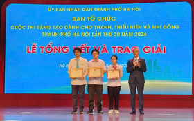 Trao Giải Cuộc thi sáng tạo dành cho thanh, thiếu niên và nhi đồng thành phố Hà Nội lần thứ 20 năm 2024