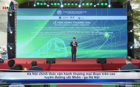 Hà Nội chính thức vận hành thương mại đoạn trên cao tuyến đường sắt Nhổn - ga Hà Nội