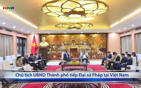 Chủ tịch UBND Thành phố tiếp Đại sứ Pháp tại Việt Nam