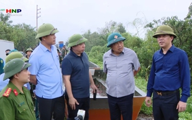 Chủ tịch UBND thành phố Hà Nội: Quyết tâm bảo đảm an toàn cao nhất cho người dân, nhất là hộ ven đê