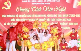 Phường Vĩnh Hưng: Chương trình nghệ thuật chào mừng Đại hội Đảng bộ Thành phố và 71 năm Ngày Giải phóng Thủ đô