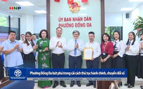 Phường Đống Đa bứt phá trong cải cách thủ tục hành chính, chuyển đổi số