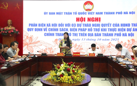 Phản biện xã hội đối với 3 dự thảo nghị quyết về cải tạo, chỉnh trang đô thị
