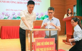 Quốc Oai: Lan tỏa tinh thần nhân ái từ lễ phát động ủng hộ đồng bào vùng bão