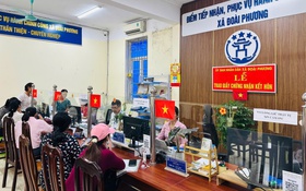 Điểm Phục vụ hành chính công xã Đoài Phương: Lấy sự hài lòng của nhân dân làm thước đo phục vụ