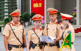 Công an thành phố Hà Nội bảo đảm an toàn giao thông phục vụ kỳ họp thứ mười, Quốc hội khóa XV
