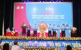 Đại hội Công đoàn phường Phú Diễn lần thứ I