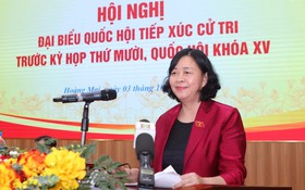 Đồng chí Bí thư Thành ủy Hà Nội tiếp xúc cử tri 11 phường, xã thuộc Đơn vị bầu cử số 4