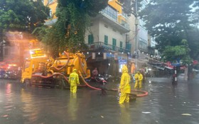 Thoát nước Hà Nội chủ động, tập trung ứng phó với với bão số 11 (MatMo)