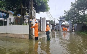 EVNHANOI sẵn sàng ứng trực, khôi phục, cấp điện trở lại ngay sau bão số 11