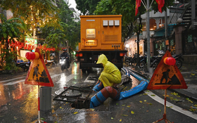Thực hiện các biện pháp để xử lý nhanh nhất các điểm úng ngập