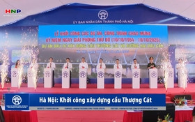 Hà Nội: Khởi công xây dựng cầu Thượng Cát