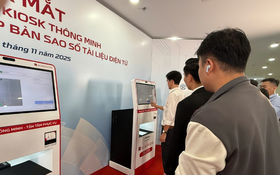 Hà Nội thí điểm Kiosk thông minh, cấp bản sao số tài liệu điện tử phục vụ người dân