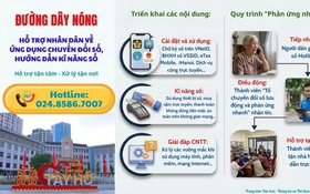 Đường dây nóng 024.8586.7007 - Điểm tựa số cho người dân phường Tây Hồ