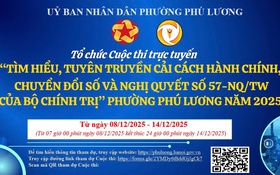 Phường Phú Lương tổ chức Cuộc thi trực tuyến tìm hiểu, tuyên truyền về Cải cách hành chính, Chuyển đổi số và Nghị quyết 57-NQ/TW của Bộ Chính trị năm 2025