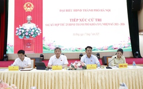 Lịch tiếp xúc cử tri sau kỳ họp thường lệ giữa năm 2025 đợt 3 của HĐND thành phố Hà Nội