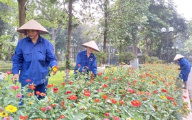 Hà Nội đồng loạt chỉnh trang đô thị hướng tới Quốc khánh 2/9