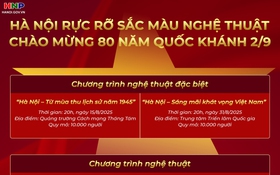 Hà Nội rực rỡ sắc màu nghệ thuật chào mừng 80 năm Quốc Khánh 2/9