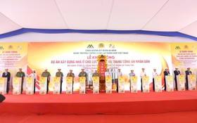 Khởi công dự án xây dựng nhà ở cho lực lượng Công an nhân dân