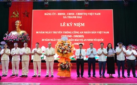 Xã Thanh Oai: Phát huy truyền thống 80 năm Công an nhân dân, xây dựng thế trận an ninh nhân dân vững chắc
