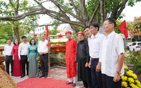 Xã Đan Phượng gắn biển công trình chào mừng Quốc khánh 2/9