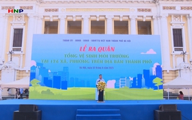 Hà Nội phát động Lễ ra quân tổng vệ sinh môi trường tại 126 xã, phường