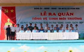Xã Xuân Mai: Phát động phong trào thi đua “Sáng - xanh - sạch - đẹp”