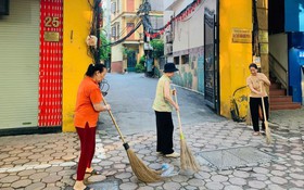 Các phường Giảng Võ, Ngọc Hà, Ba Đình đồng loạt ra quân tổng vệ sinh môi trường