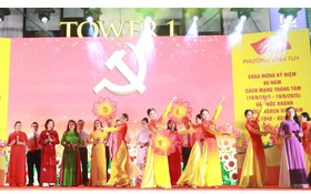 Đặc sắc chương trình nghệ thuật chào mừng thành công Đại hội đại biểu phường Vĩnh Tuy