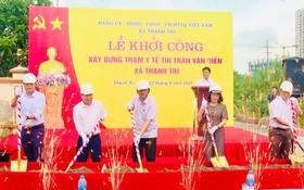 Xã Thanh Trì khởi công Dự án Trạm Y Tế Thị trấn Văn Điển