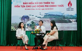 Bảo hiểm rủi ro thiên tai - điểm tựa cho lao động phi chính thức