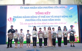 Phường Cửa Nam tổ chức tổng kết Tháng hành động vì trẻ em